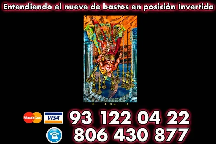 Entendiendo el nueve de bastos en posición Invertida