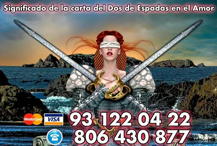 Significado de la carta del Dos de Espadas en el Amor