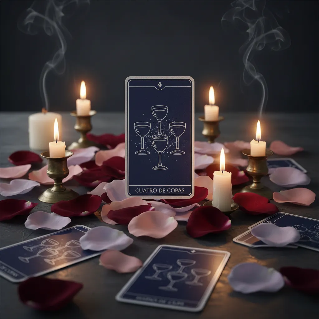Cuatro de Copas en el amor: Significado y qué esperar en tu relación