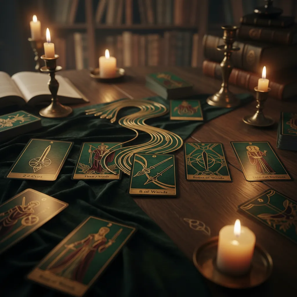 Ocho de Bastos: Significado y simbolismo en el Tarot