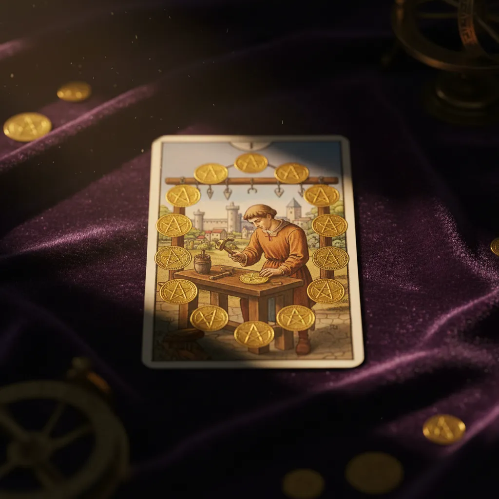 Ocho de Oros en el Tarot: Significado, Trabajo y Consejos