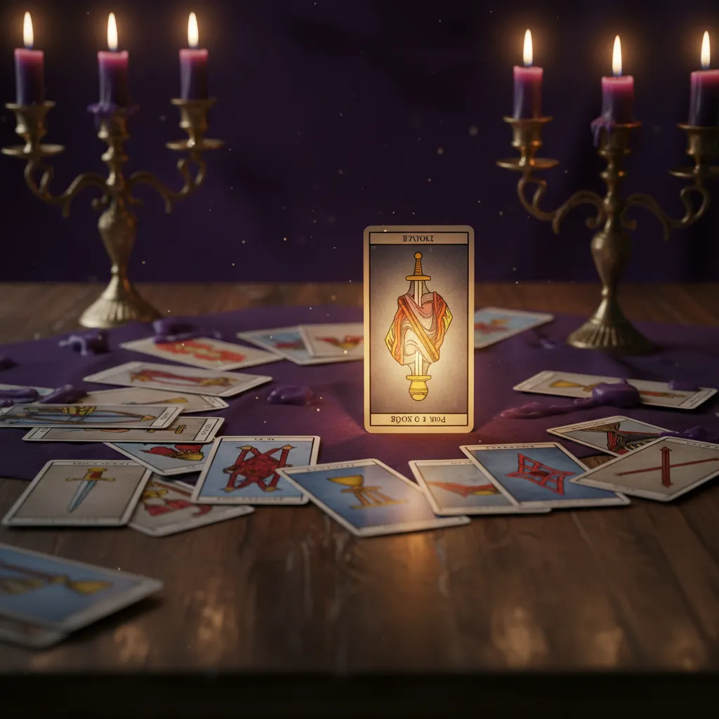 Paje de Espadas invertido: Significado, advertencias y consejos