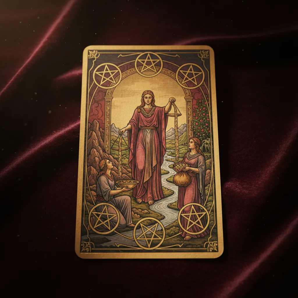 Seis de Oros en el Tarot: Significado, Equilibrio y Poder