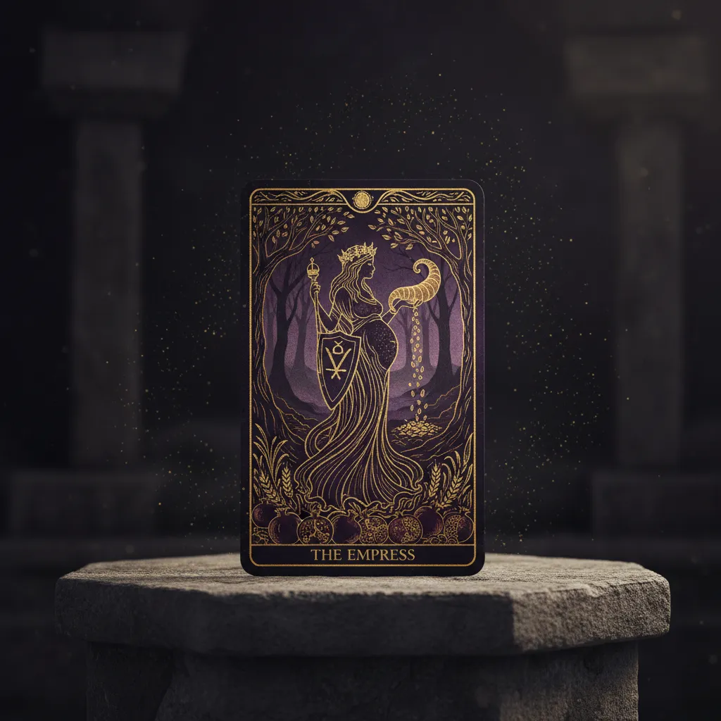 La Emperatriz en el Tarot: Significado, Fertilidad y Abundancia