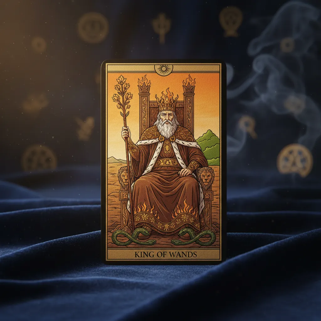 Significado de la carta Rey de Bastos: Liderazgo y Simbología