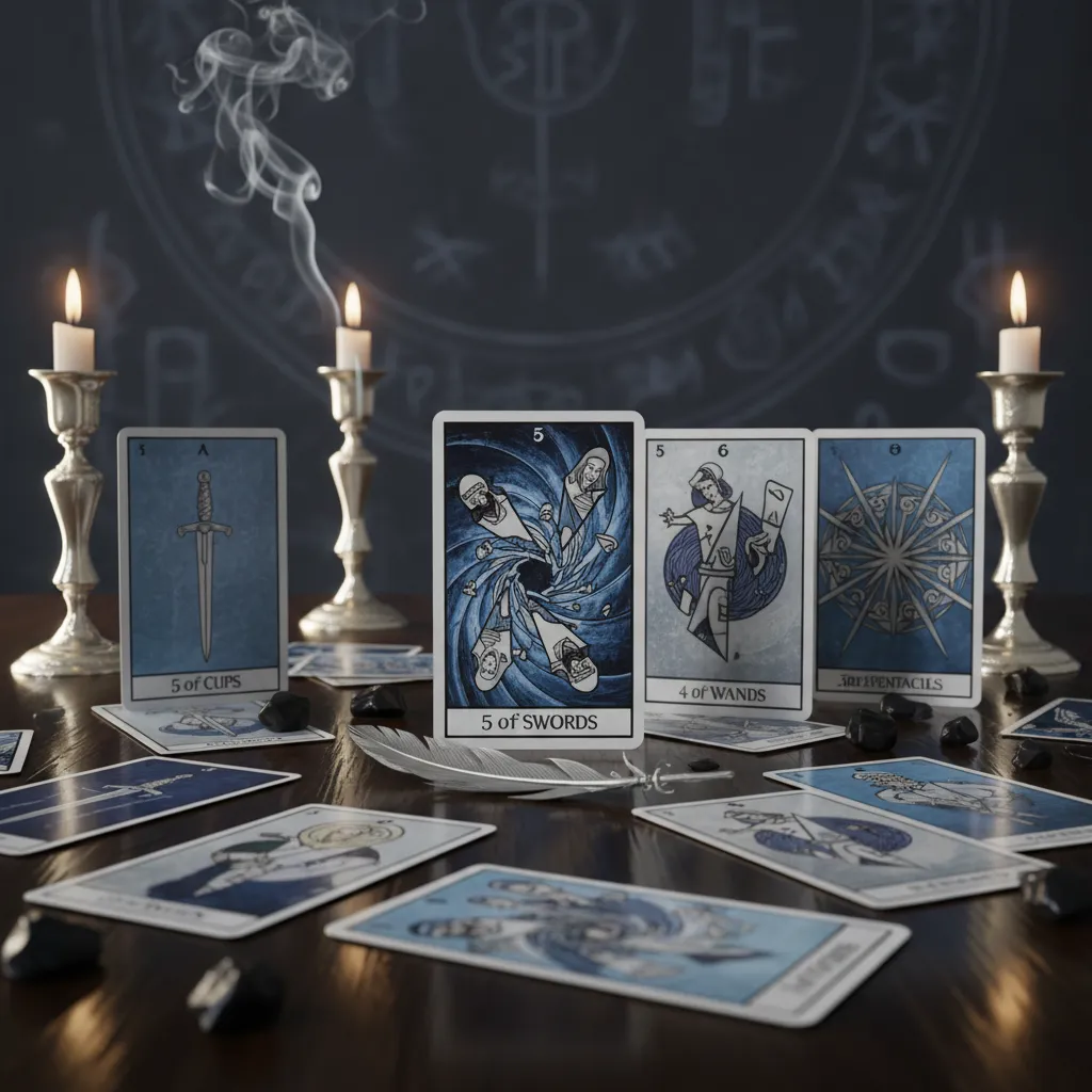 Cinco de Espadas: Significado, Ego y el Dilema del Interés Propio