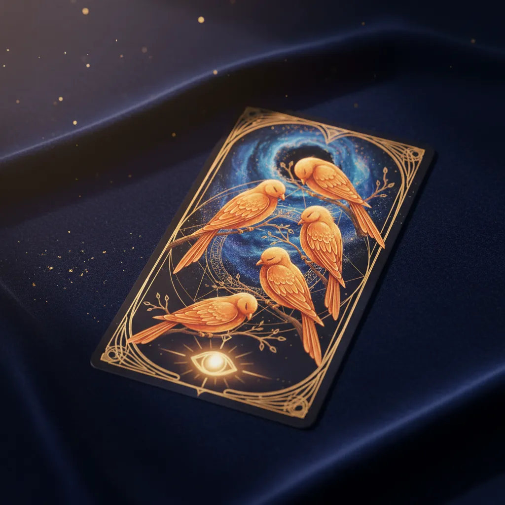 Significado del Cuatro de Aves: Curación y Visión a través del Descanso