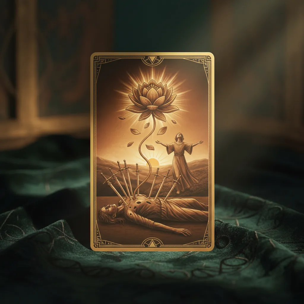 Diez de Espadas: Significado, interpretación y consejos para tu vida