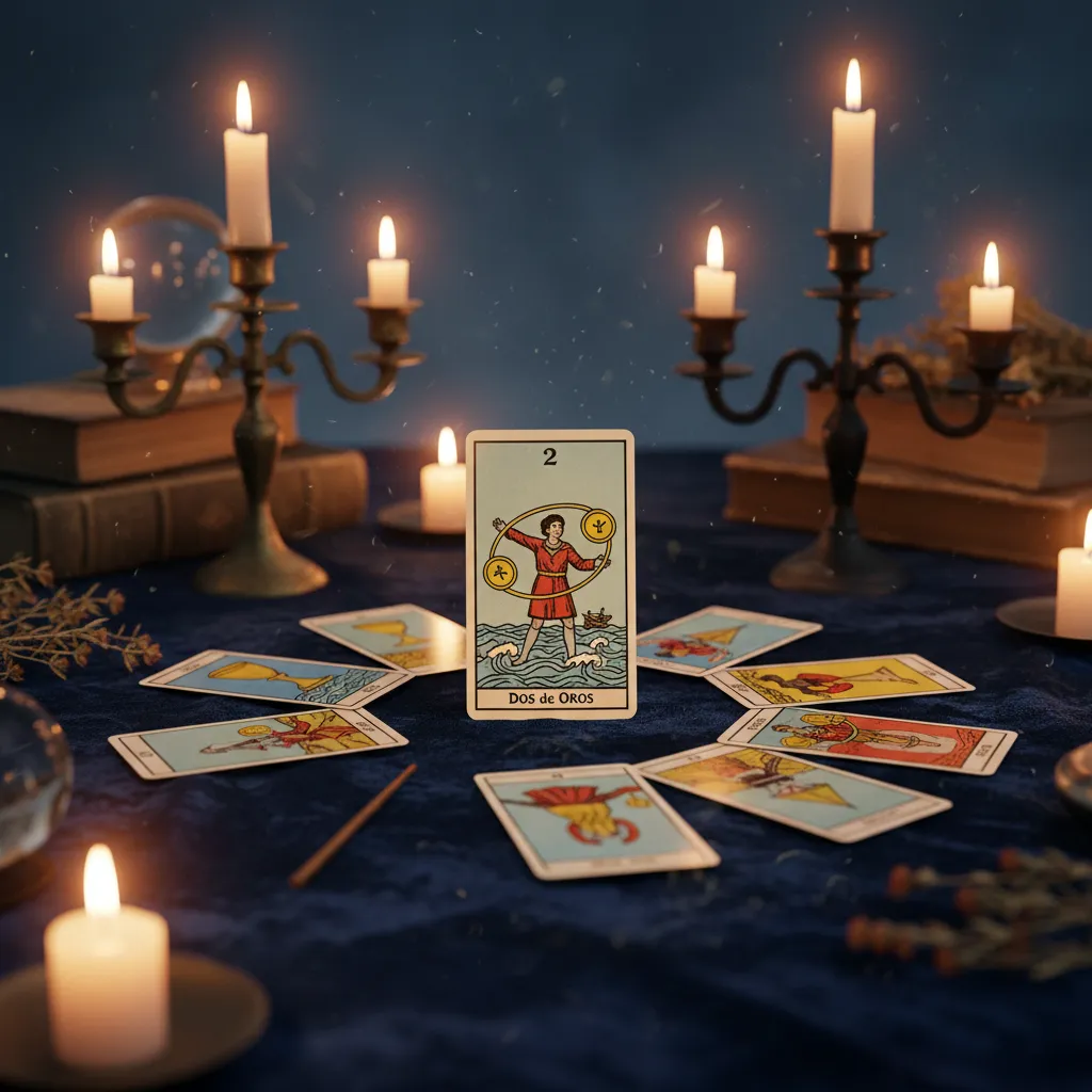 Dos de Oros en el Tarot: Significado, Simbolismo y Equilibrio