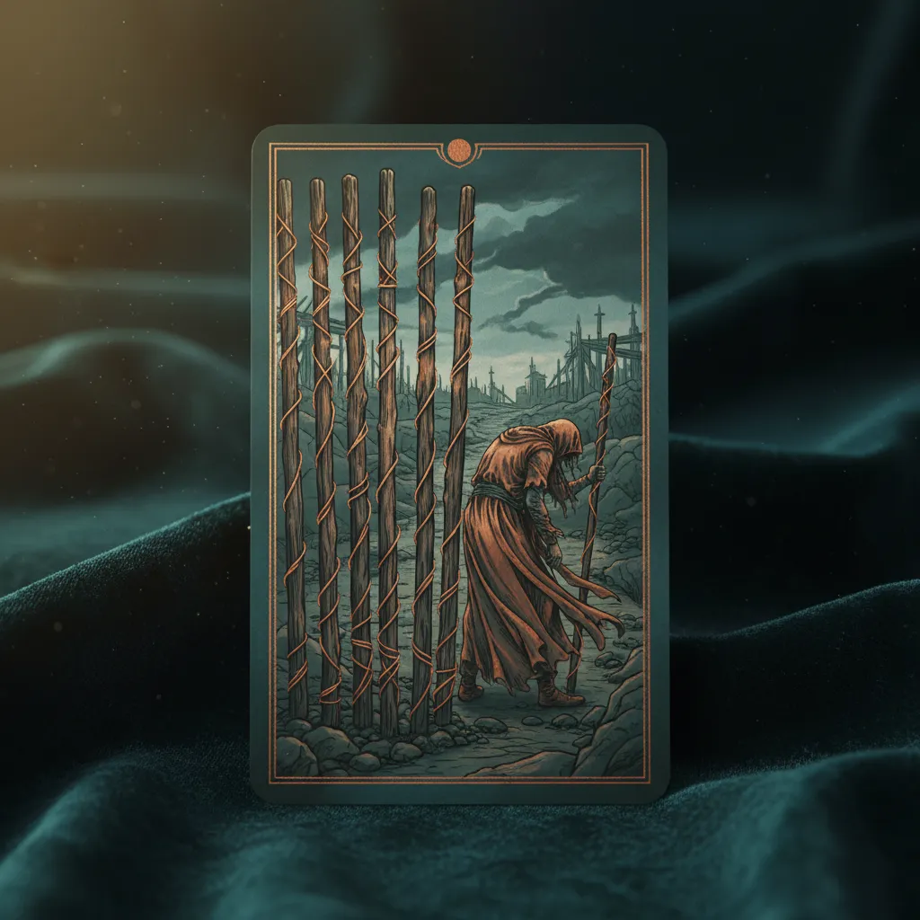 Significado del Nueve de Bastos: Perseverancia y el empujón final