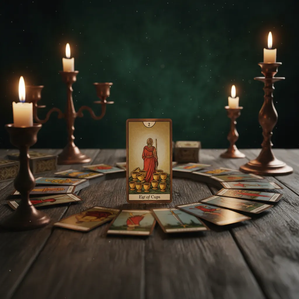 Ocho de Copas: Significado, simbología e interpretación espiritual