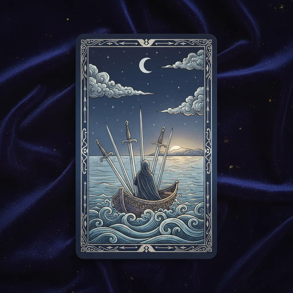 Seis de Espadas en el Tarot: Significado, Cambios y Progreso