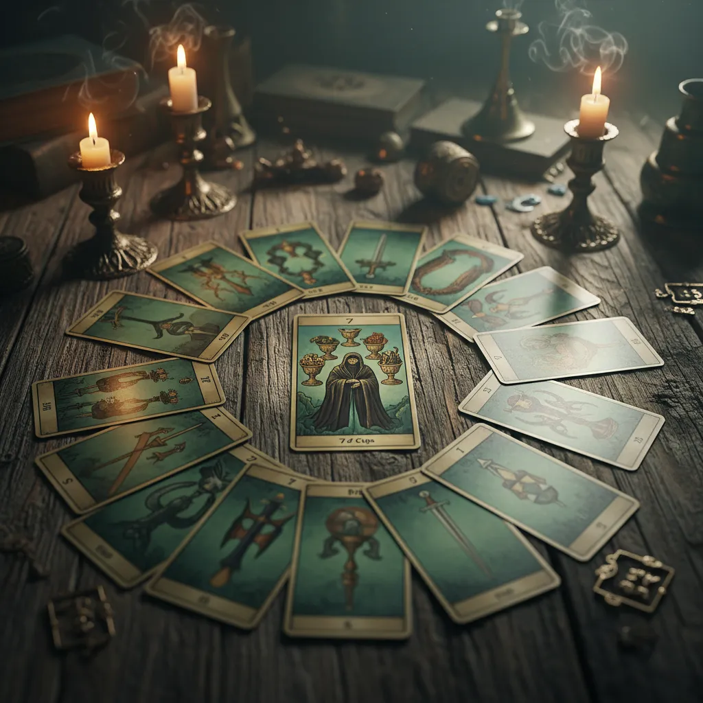 Siete de Copas: Significado, Interpretación y Consejos en el Tarot