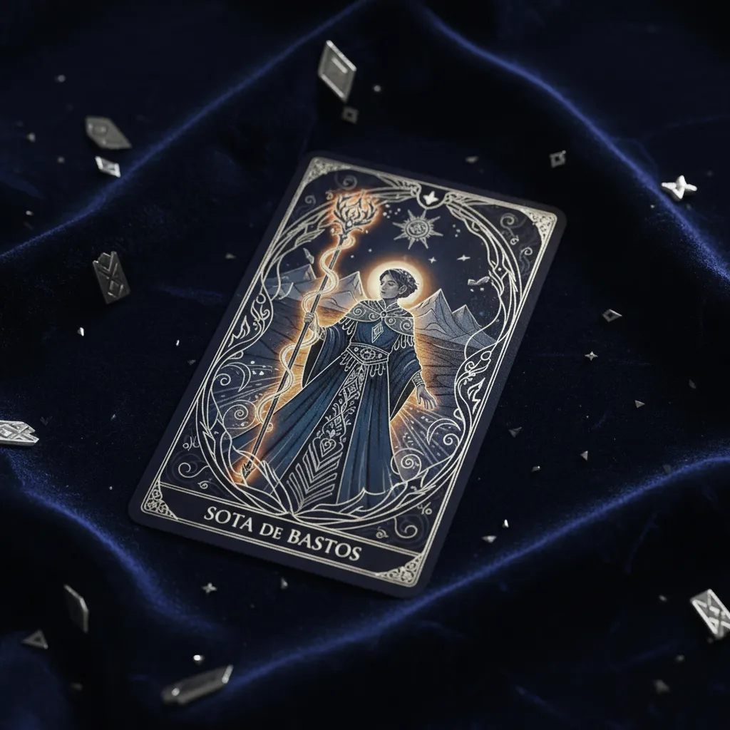 Significado de la Sota de Bastos: Pasión, Inicios y Energía