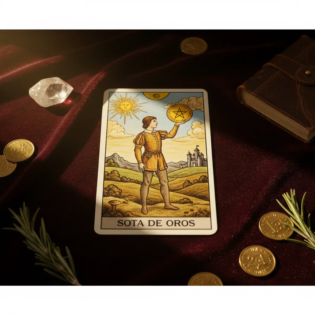 Significado de la Sota de Oros en el Tarot: Simbología y Combinaciones