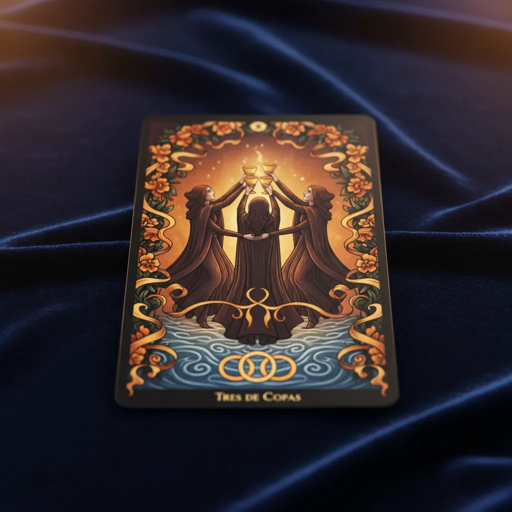 Significado del Tres de Copas en el Tarot: Celebración y Conexión